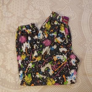 Vintage graffiti paint splatter joggers